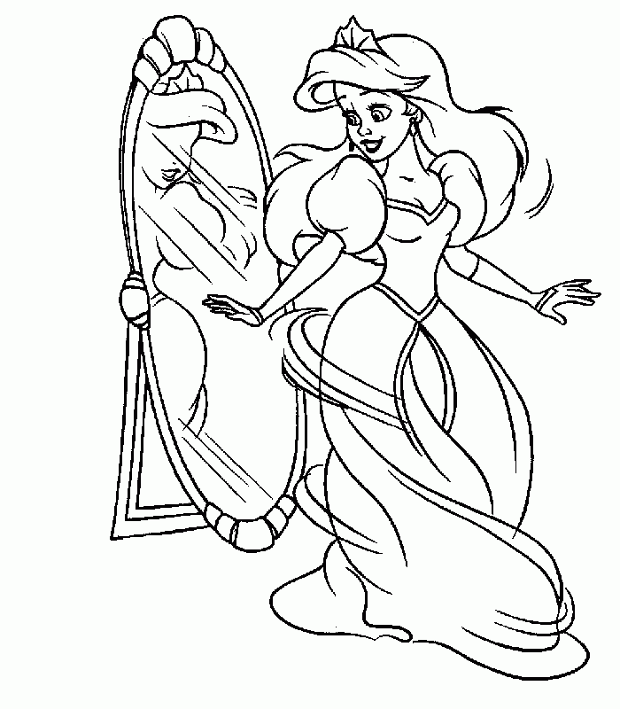 DESENHOS PARA PINTAR: PRINCESAS.