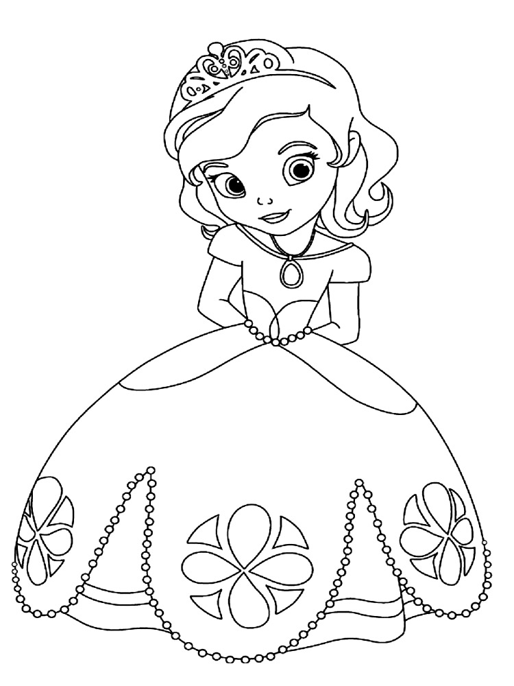 Desenho Para Colorir Princesa - Dezenas de Imagens pra Imprimir