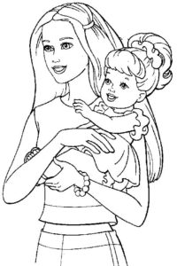 Desenhos Para Colorir Barbie » Portal Escola Ensina