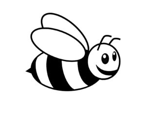 imagem de abelha para pintar