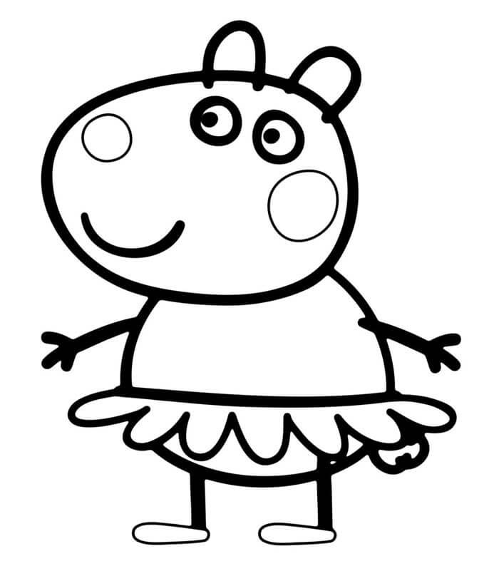 Peppa Pig Para Colorir » Portal Escola Ensina