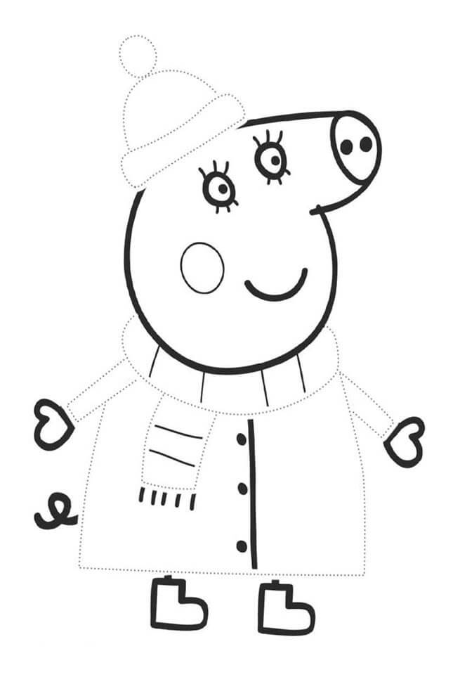 Novos desenhos da Peppa Pig e George para imprimir colorir e pintar -  Desenhos para pintar e colorir