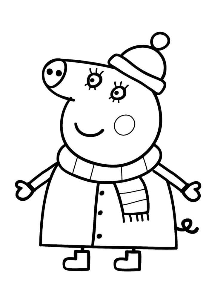 Peppa Pig Para Colorir » Portal Escola Ensina