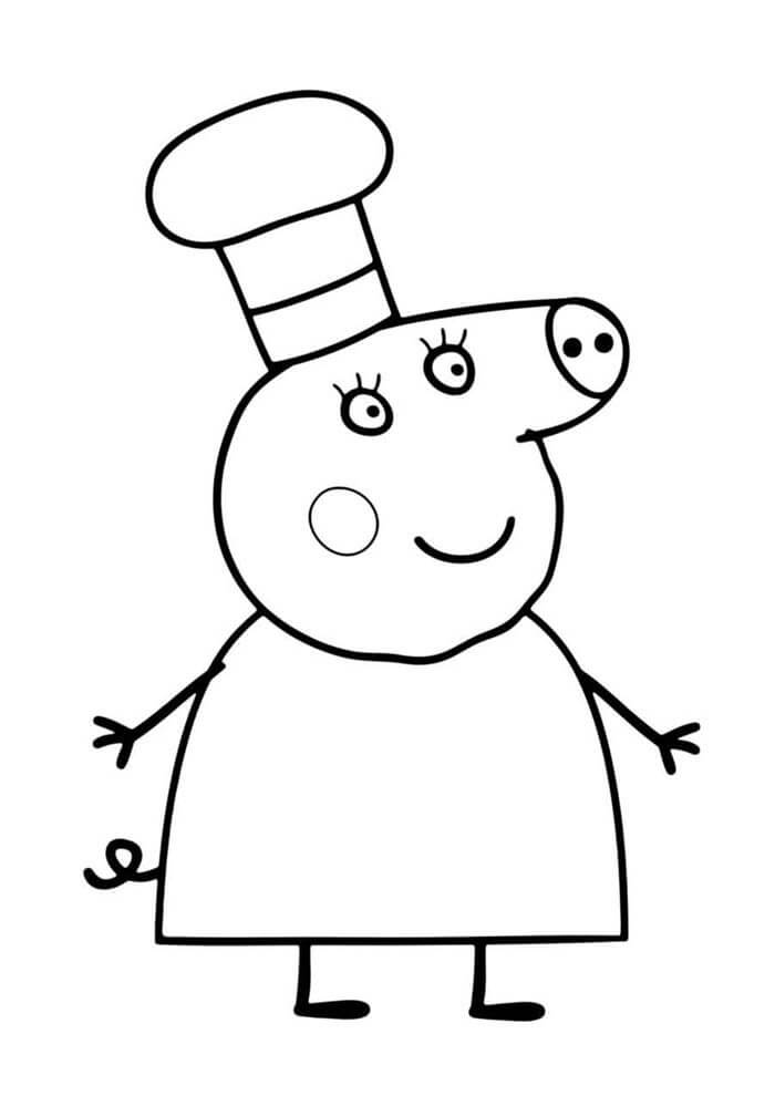 Desenhos da Peppa Pig para colorir  Peppa pig coloring pages, Peppa pig  colouring, Cartoon coloring pages