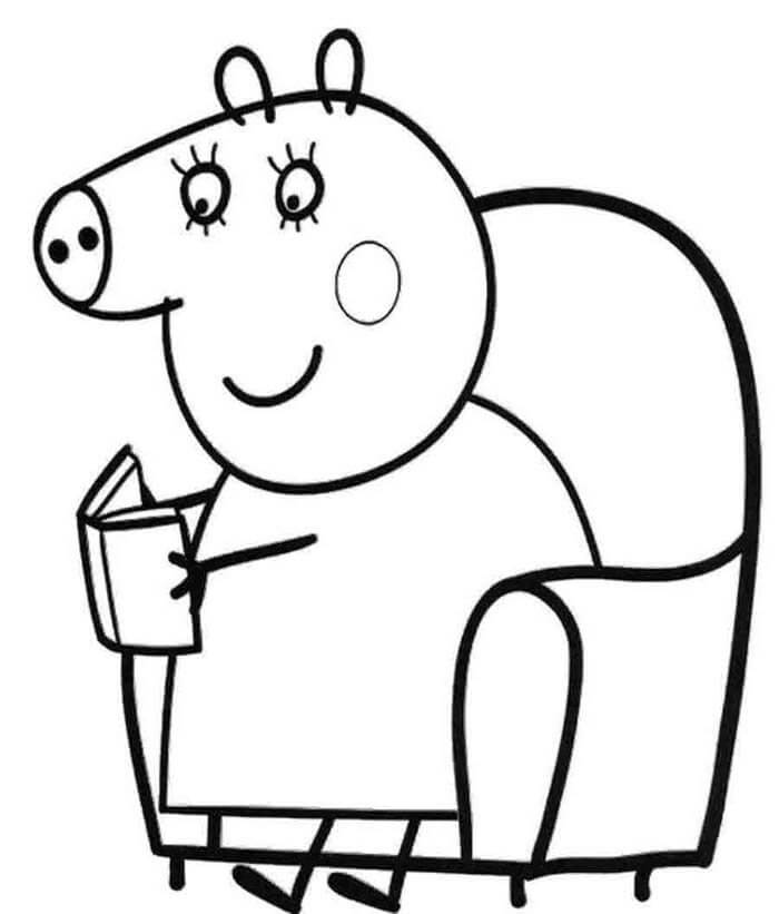 Peppa Pig Para Colorir » Portal Escola Ensina